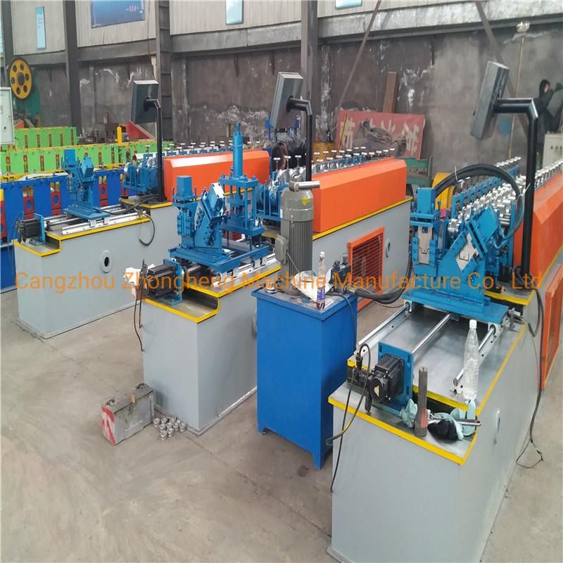 Double C and U Channel Light Steel Roll Forming Machine to Make Drywall Profile