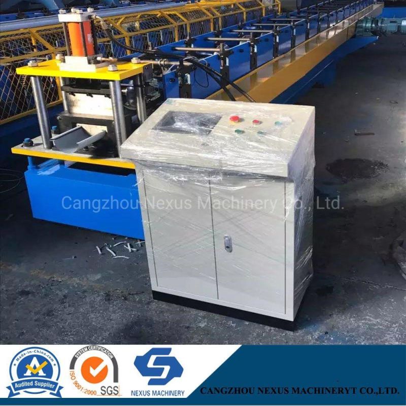 G250MPa Portable Gutter Roll Forming Machine for Customized Gutter 0.3-0.7mm Thickness