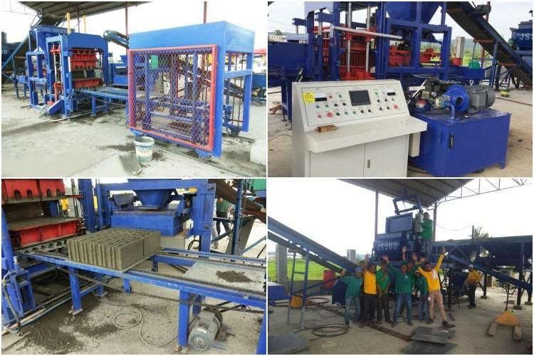 Qt10-15 Concrete Block/Brick Making Machine Full Line