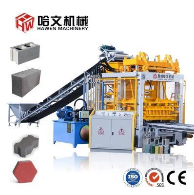 Fully Automatic Concrete Hollow Paver Brick Making Machinery Block Moulding