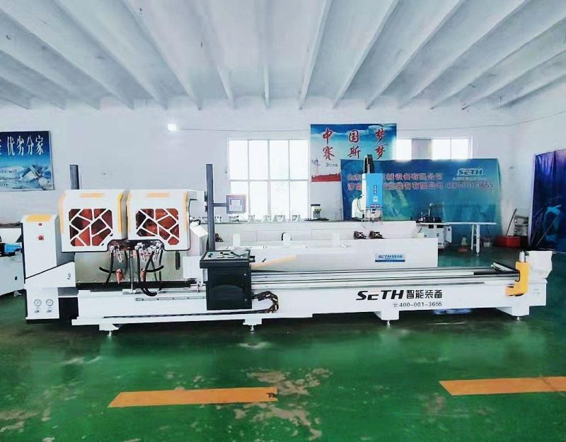 Aluminum/Wood/PVC/UPVC Profile Double Head Cutting Saw/Window Machine Aluminum Cutting Saw/ Aluminum Window Door Making Machine/High Precision Double Mitre Saw