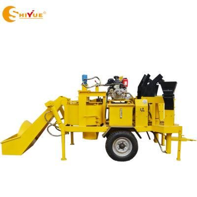 M7mi Twin Diesel Mobile Earth Interlock Brick Machine with Double Blocks