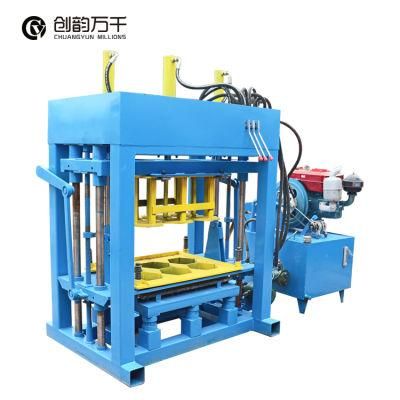 Portable Flexible Small Block Machine Qt 4-30 Brick Produce Making Machine