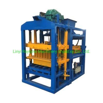 Qt4-25 Semi Automatic Solid Hollow Curbstone Block Moulding Machine