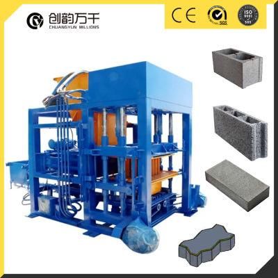 Qtj4-25 Automated Block Cement Automatic Brick Machine