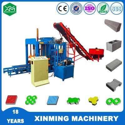 Qt4-18 Automatic Concrete Block Making Machine Hydraulic Molding with High Capacity