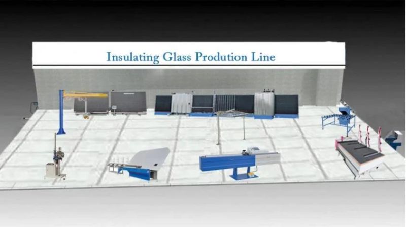 Automatic Insulating Glass Production Line Window Glass Making Machine for Sale
