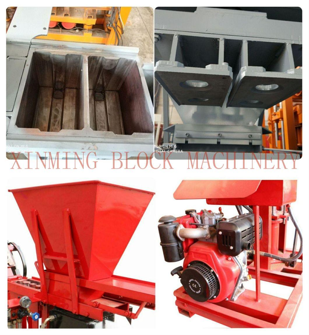 Brick Press Block Press Block Making Machine Brick Making Machinexm 2-25 Semi Automatic Block Machine for Home or Commercial Use