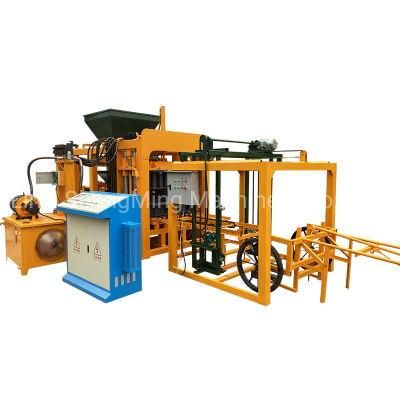 Qt4-15 Cement Concrete Paving Hollow Block Brick Making machine Machine in Ghana for Sale