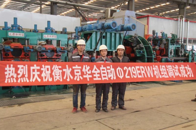 Carbon Steel Welded Pipe ERW Tube Mill Production Line