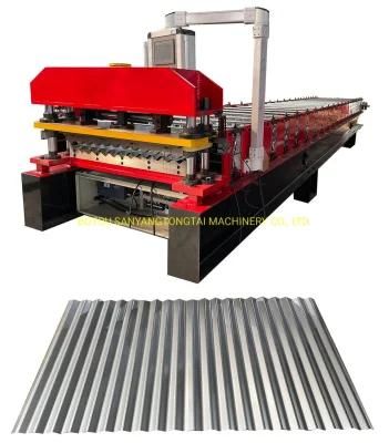 Steel Corrugated Roof Panel Roll Forming Machine