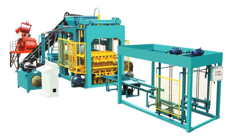 Qt12-15 Road Interlocking Paver Block Making Machine