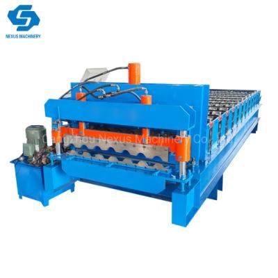 Roofing Steel Tile Making Machine Step Tile Making Machine Tile Shape Roll Forming Machine