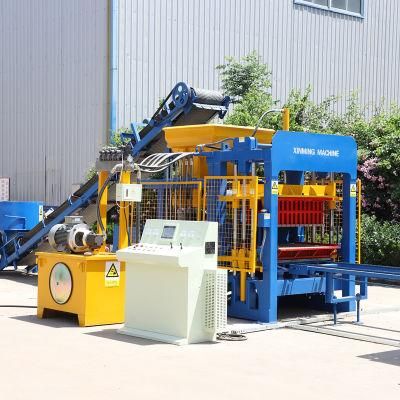 Block Making Machine Qt 4-15 Hydraulic Concrete Cement Hollow Block/ Paver Block/ Solid Interlocking Block Making Machine