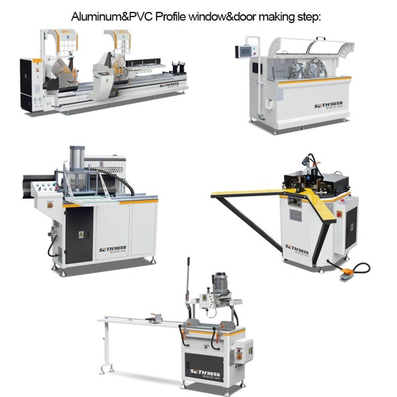 3+1 Axis Aluminum Profile CNC Drilling Milling Machine/CNC Machining Center Machine for Sale