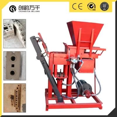 New Technical 2-25 Mini Soil Clay Compressed Earth Interlocking Blocks Machines