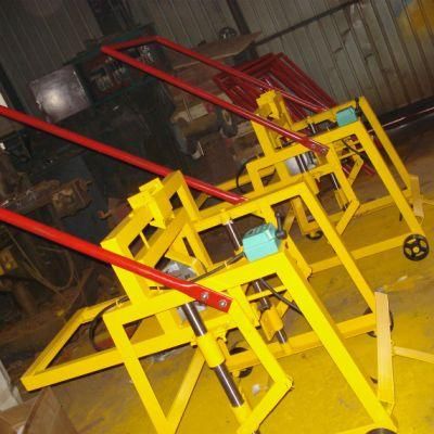 Mobile Manual 2A Cement Fly Ash Concrete 400*200*200/2en Hollow Full Brick Making Machine for Sale