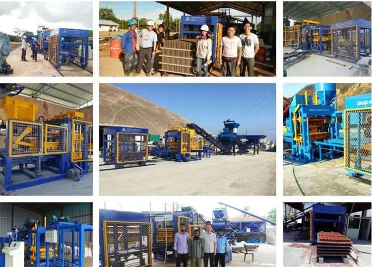 Qt5-15 Concrete Cement Flyash Block Making Machine