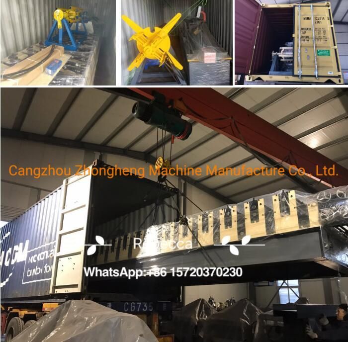 Ready to Ship in Stock Fast Dispatchfully Automatic Metal Roof Trapezoidal Sheet Roll Forming Machine with Export Standard