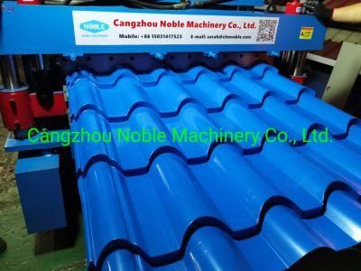 Russia Hot Selling Glazed Tile Making Roofing Sheet Roll Forming Machinery