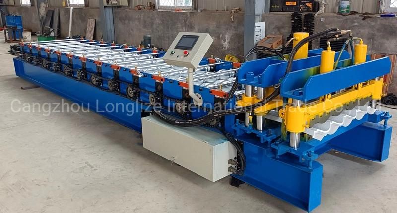 Llz High Quality 828 Glazed Roof Tile Roll Forming Machine