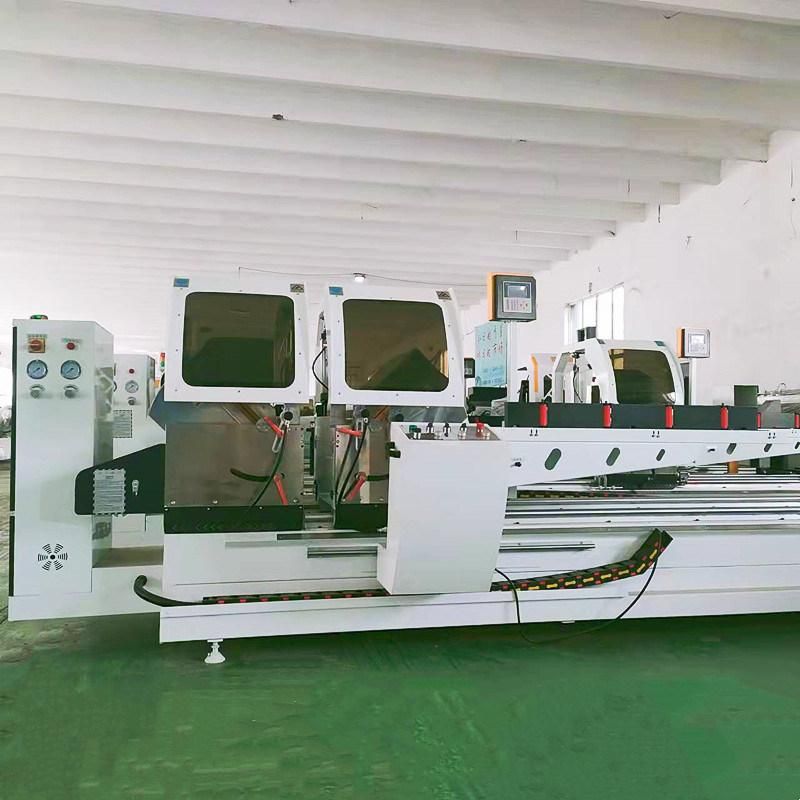 Window and Door Manufacturing Machine Cns Double Head Cutting Machine for Aluminum/UPVC Profile