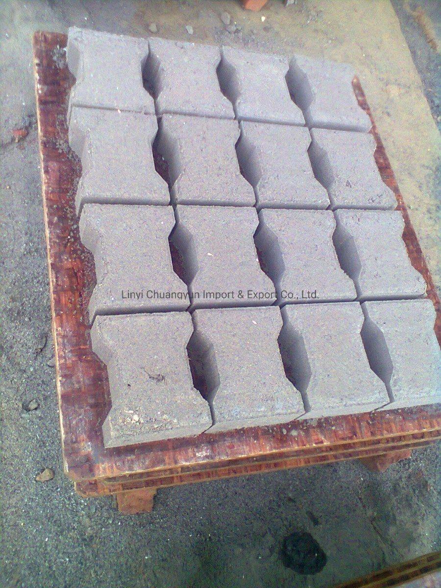 Qt4-18 Vibrating Hydraulic Press Concrete Paver Mould Cement Brick Making Machine