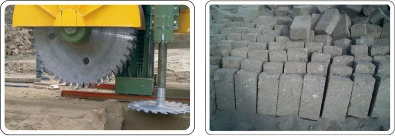 Hualong High Speed CE Machinery Hkss-1400 Sandstone Limestone Laterite Stone Brick Block Cutting Machine