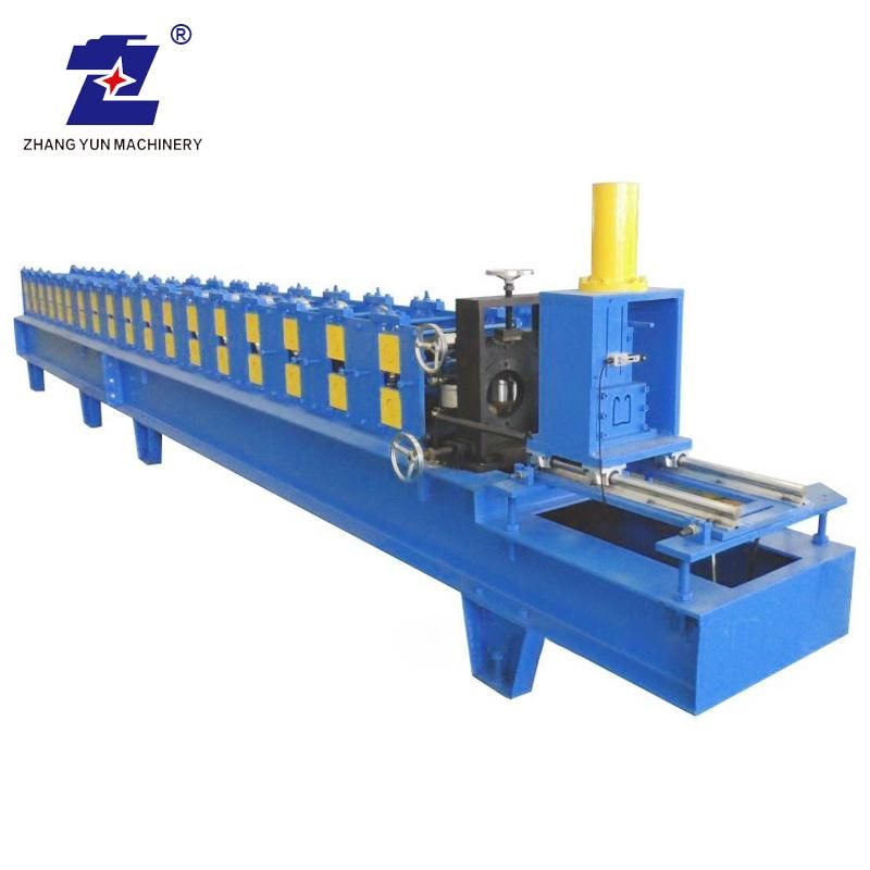 with PLC Control System Construction Purlin CZ Roll Forming Machine