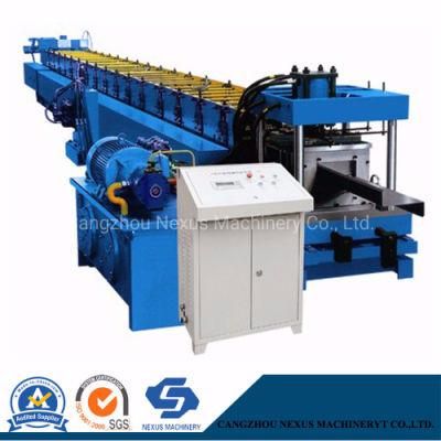 Adjustable Metal Z Purlins Roll Forming Machine with Hydraulic Cutting System