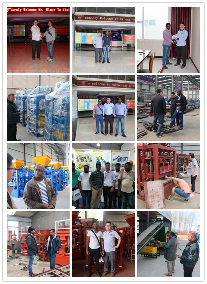 Qtj4-45 Small Block Machine Concrete Cement Hollow Block Making Machine