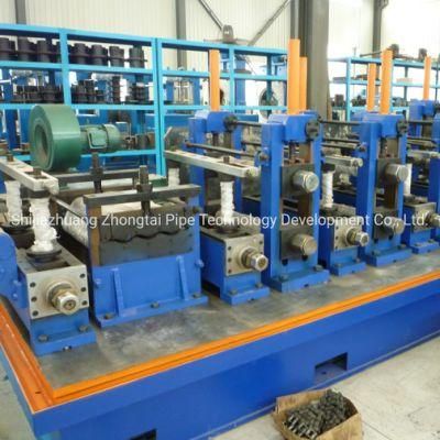 Round 300kw Steel Pipe Production Line High Frequency Welding out Diameter 127mm