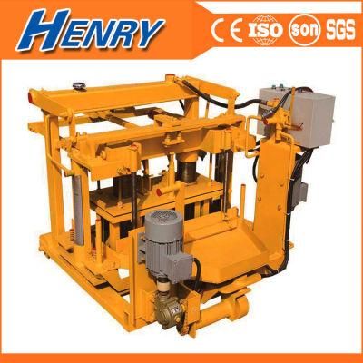 Qt40-3A Small Egg Layer Mobile Concrete Block Making Machine