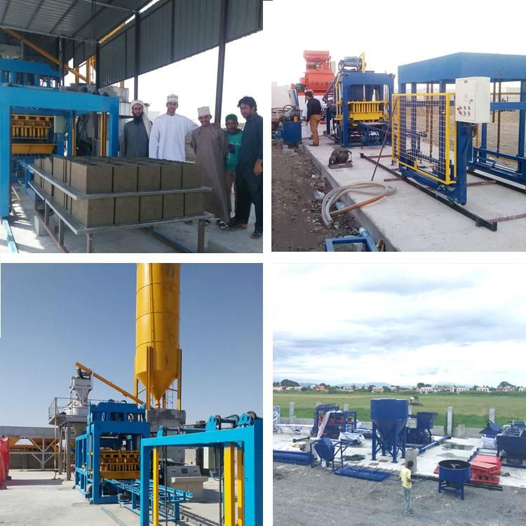 Qt12-15 Cement Block Moulding Machine