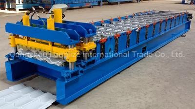 High Speed PPGI Color Steel Galvanized Glazed Roof Tile Forming Machine