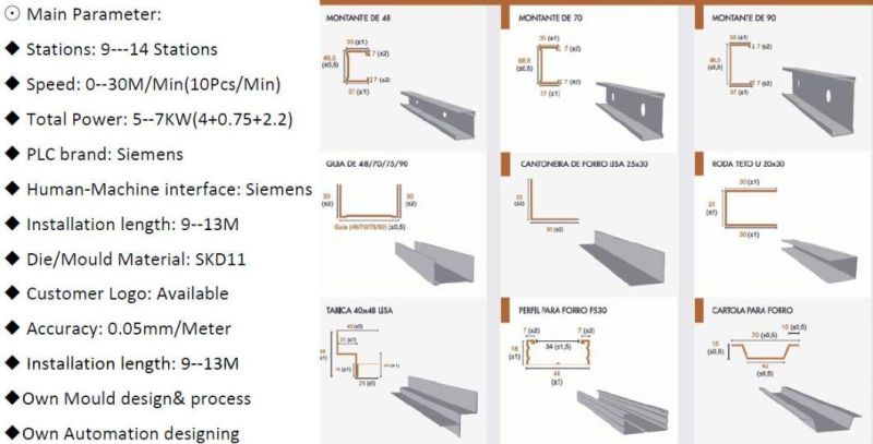 Fully Automatic Roll Forming Machine for T Bar