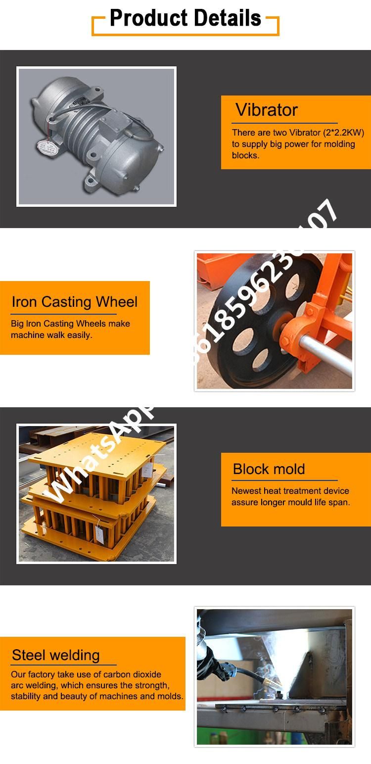 Qmy4-45 Cement Brick Making machine Concrete Block Machine in Africa