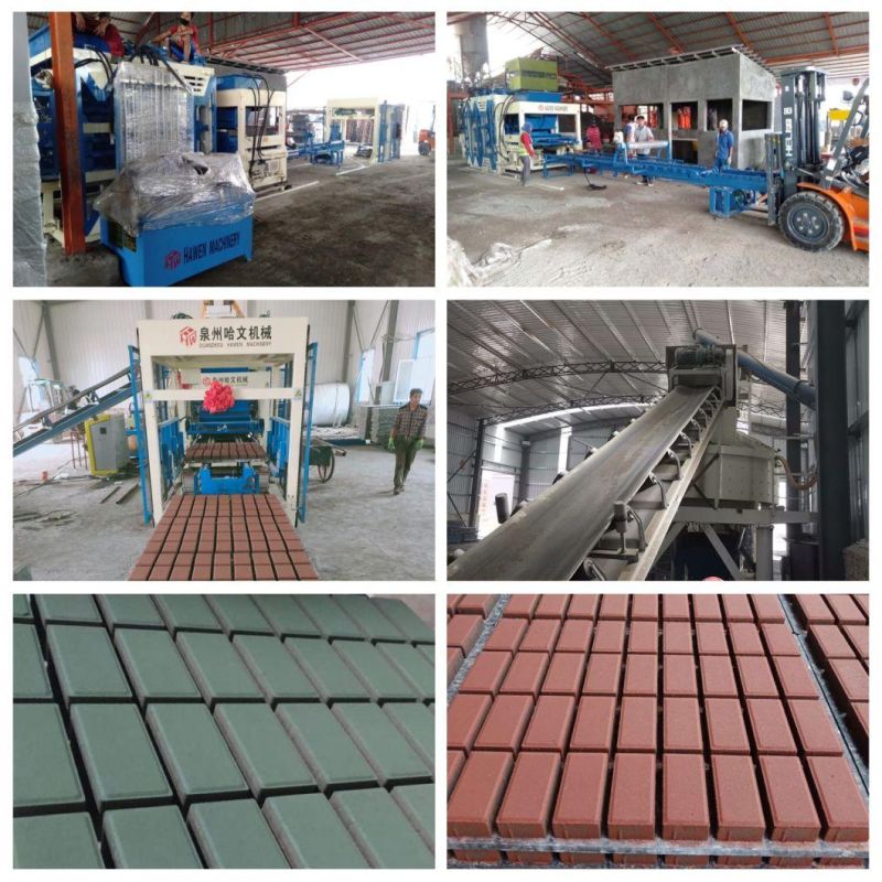 Automatic Wall Retaining Block Brick Paver Block Concrete Brick Making Machine in Construction Machinery