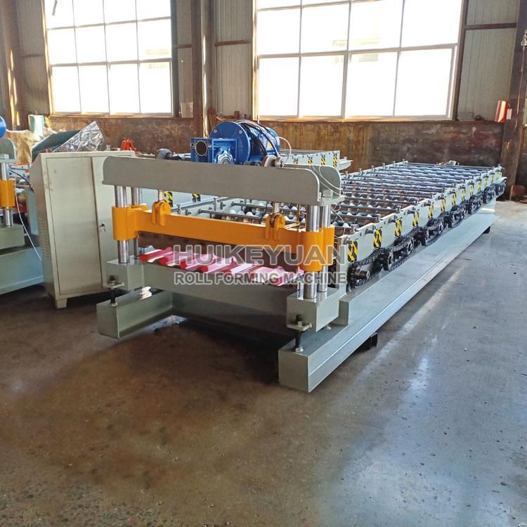Automatic Metal PPGI Corrugated Iron Sheet Trapezoidal Ibr Roofing Roll Forming Making Machine Maker