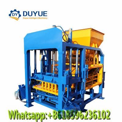 Qt4-20 Design of Hollow Block Machine Hollow Block Machine in Cebu Hydraulic Press Concrete Block Machine