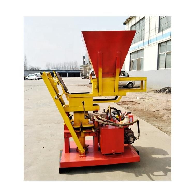 Qt2-15 Small Clay Soil Earth Interlocking Brick Block Making Machine