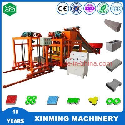 Fully Automatic Qt4-25 Hollow Block Making Machine for Brick Production Line