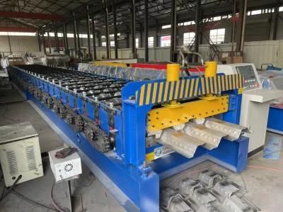 Customized 0.8mm -1.2mm Thickness Galvanized Steel Single Deck Steel Wall Panel Roll Forming Machine