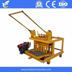 Hand Operated Moving Concrete Hollow Block Laying Machine, Diesel Brick Machinery Price in Haiti