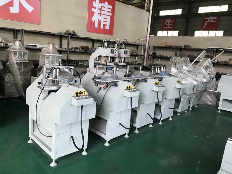 Jinan Manufacturer Plastic Profile V Notch Shape Cutting Saw Machine for PVC UPVC Window Manufacturing