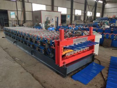 Trapezoidal Color Coating Aluminium Roof Tiles Roll Forming Metal Machine