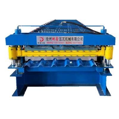 Double Color Steel Aluminum Tile Cold Making Trapezoidal Roll Forming Machine