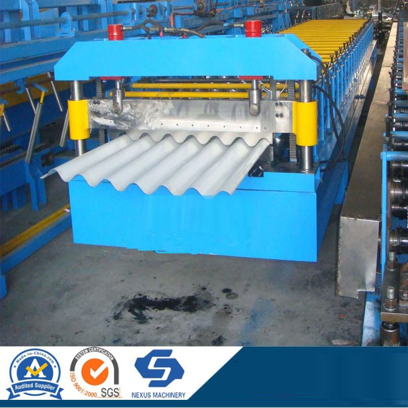 Hc12 - 16 Hydraulic Corrugated Steel and Iron Roofing Sheet Roll Forming Machine Botou Manufacturer