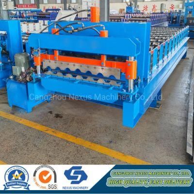 Automatic Corrugated Iron Sheet Glazed Tiles Roofing Roll Forming Machine