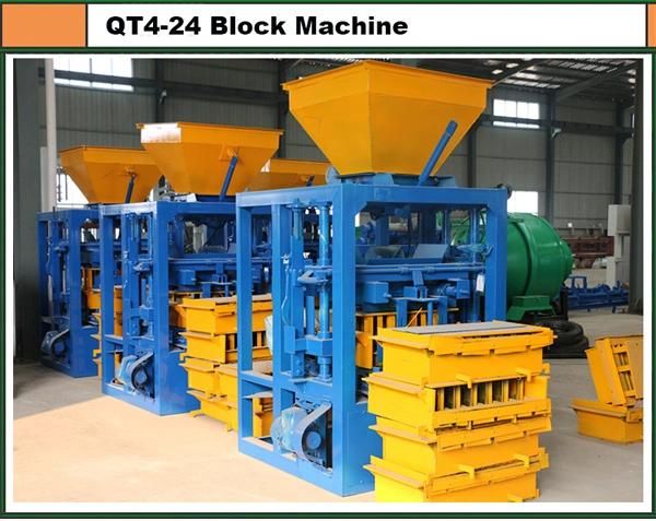 Qt 4-24 Automatic Hollow Block Making Machine Pavers in China